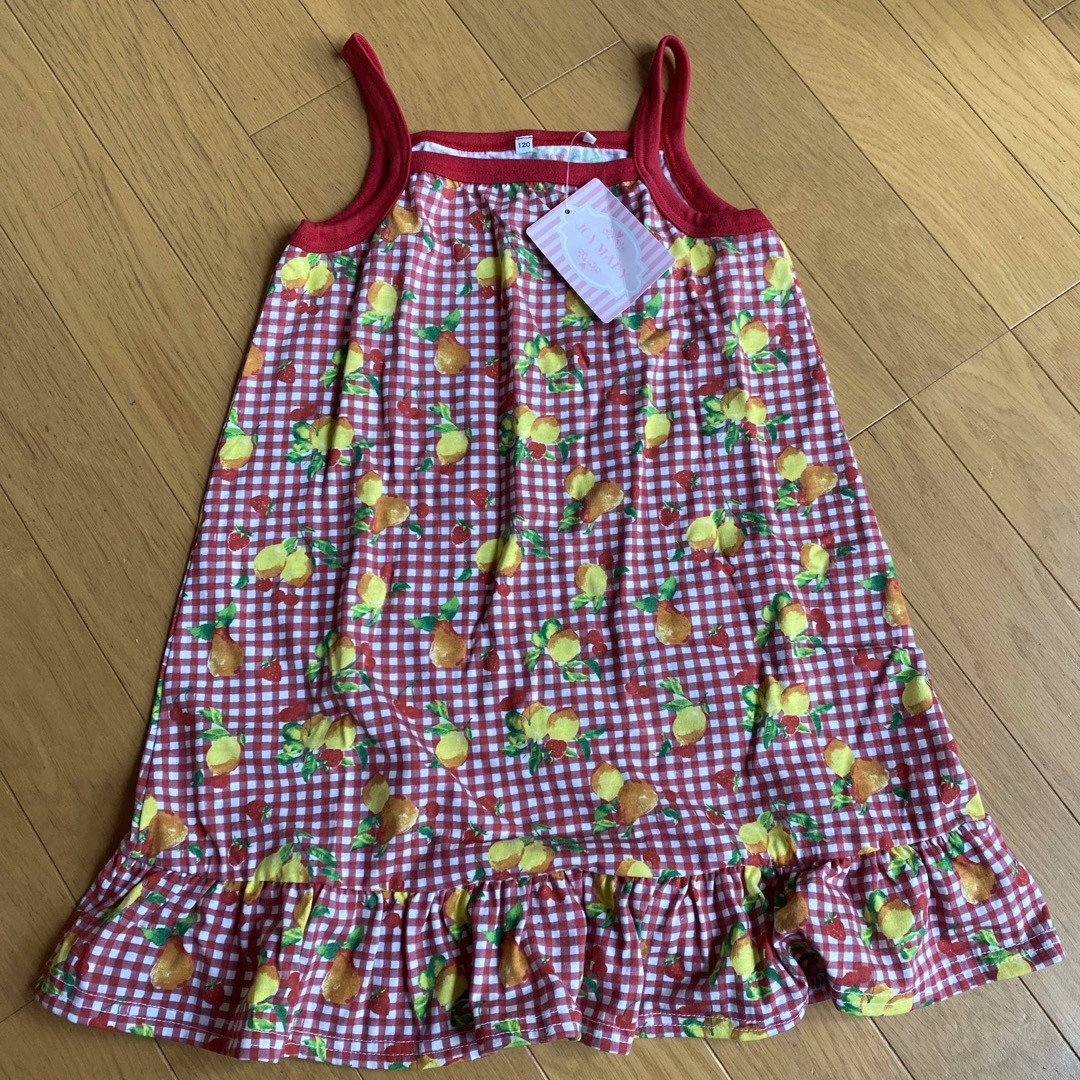 120 レモンワンピース キッズ/ベビー/マタニティのキッズ服女の子用(90cm~)(ワンピース)の商品写真