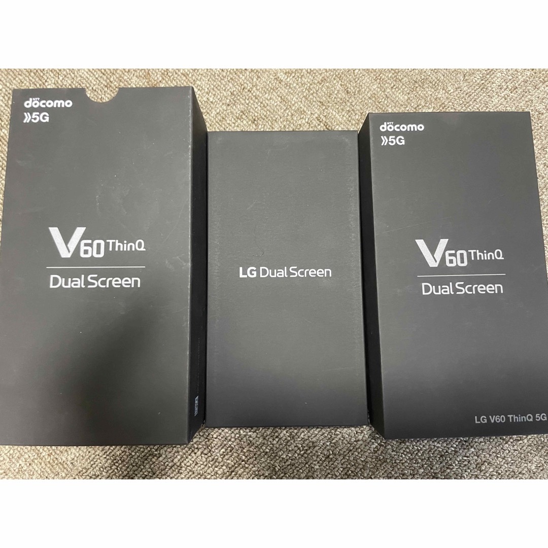 LG Electronics(エルジーエレクトロニクス)のdocomo LG V60 ThinQ 5G L-51A Black スマホ/家電/カメラのスマートフォン/携帯電話(スマートフォン本体)の商品写真