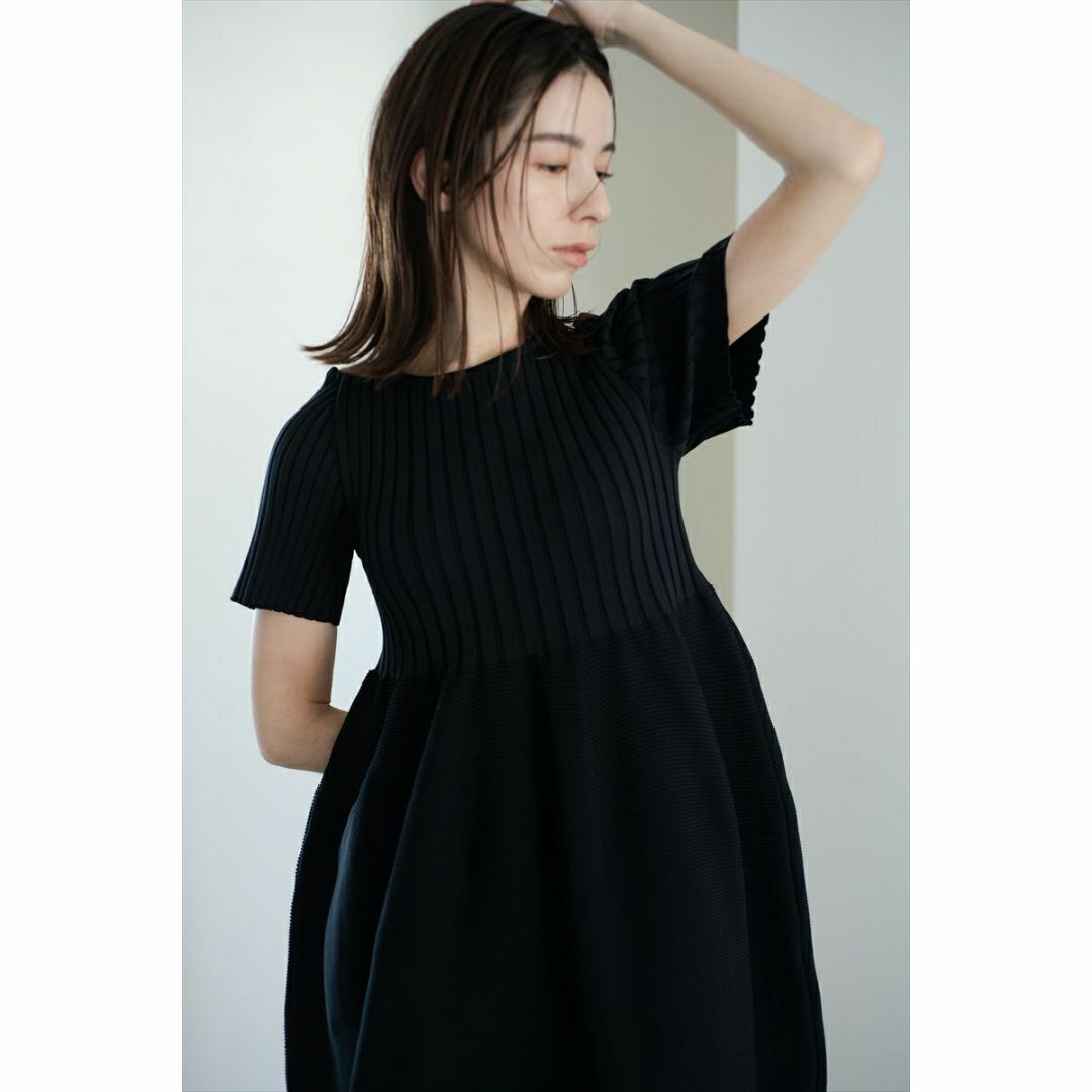 和風 メゾンドドルチェ maison de Dolce. ニットワンピース black