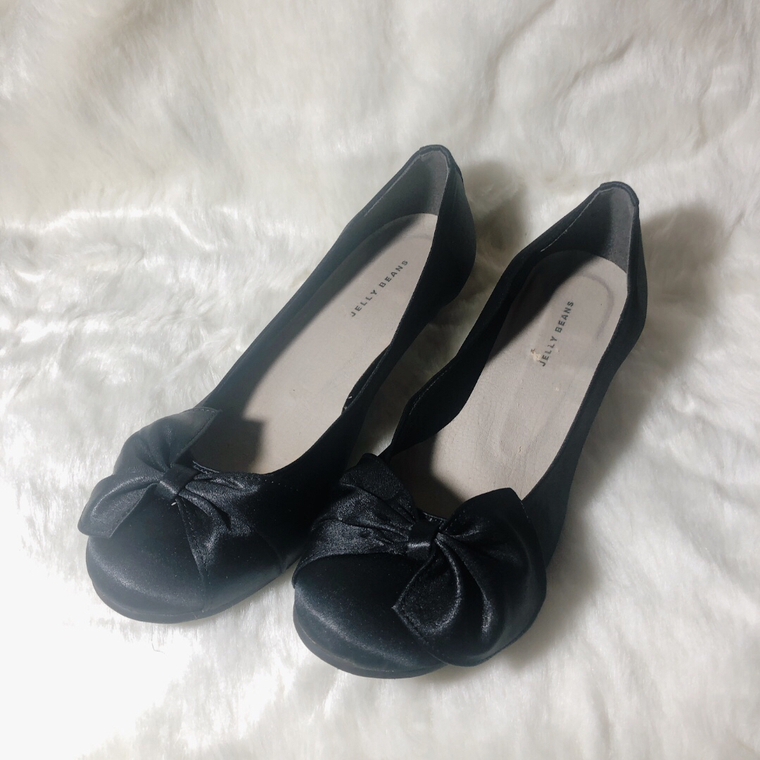 24.0cm  ブラック  パンプス レディースの靴/シューズ(ハイヒール/パンプス)の商品写真