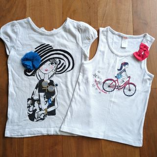 ジンボリー(GYMBOREE)のGYMBOREE 半袖Tシャツ&ノースリーブセット(Tシャツ/カットソー)