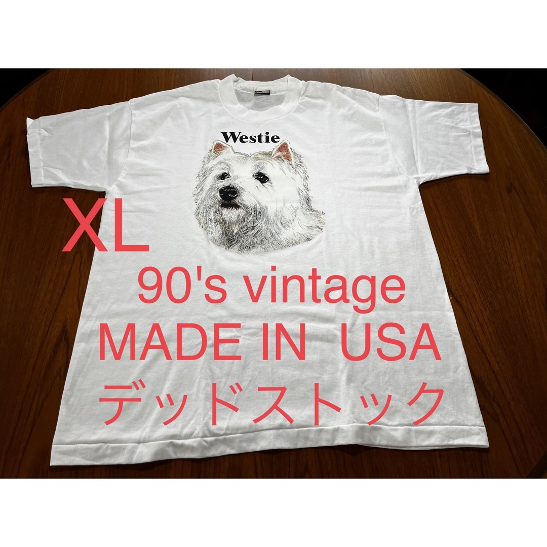 人気！犬Tシャツ　ドッグ　90年代　ヴィンテージ  westie アメリカ製