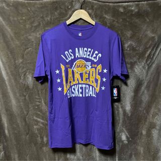 希少 日本未発売 NBA LAKERS レイカーズTシャツ パープル タグ付き(Tシャツ/カットソー(半袖/袖なし))