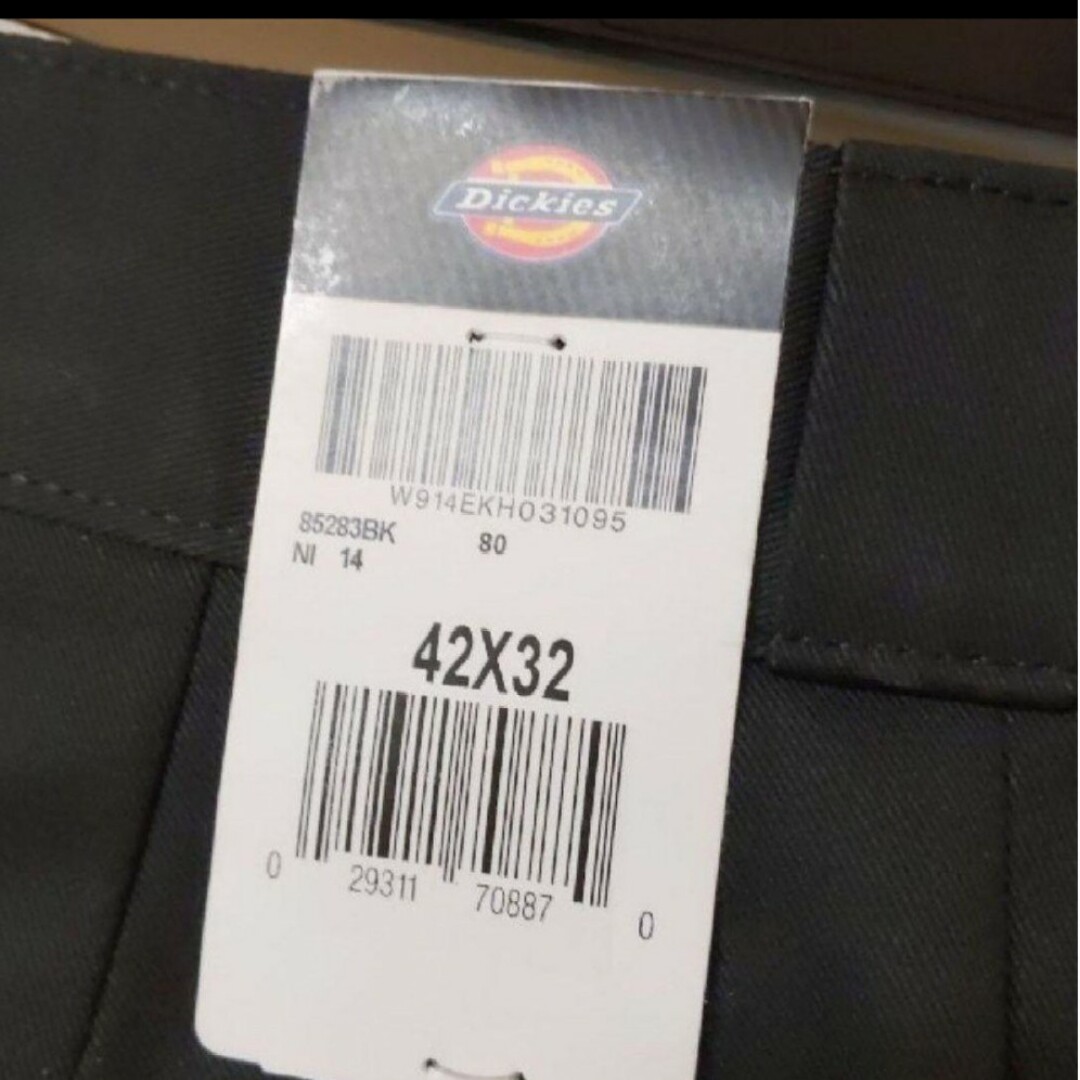 Dickies(ディッキーズ)の新品 42x32 BK ダブルニー ワークパンツ ディッキーズ ブラック メンズのパンツ(ワークパンツ/カーゴパンツ)の商品写真