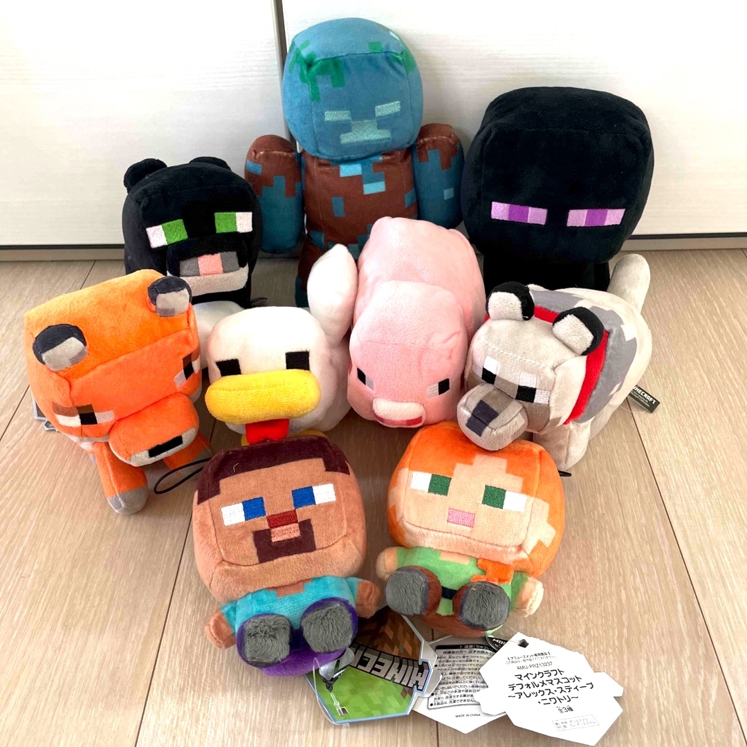 マインクラフト ぬいぐるみ 9点セット