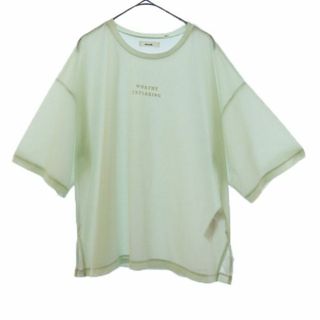 ニコアンド(niko and...)のニコアンド ワンポイントプリント 半袖 Tシャツ L グリーン niko and... レディース 【中古】  【230620】 メール便可(Tシャツ(半袖/袖なし))