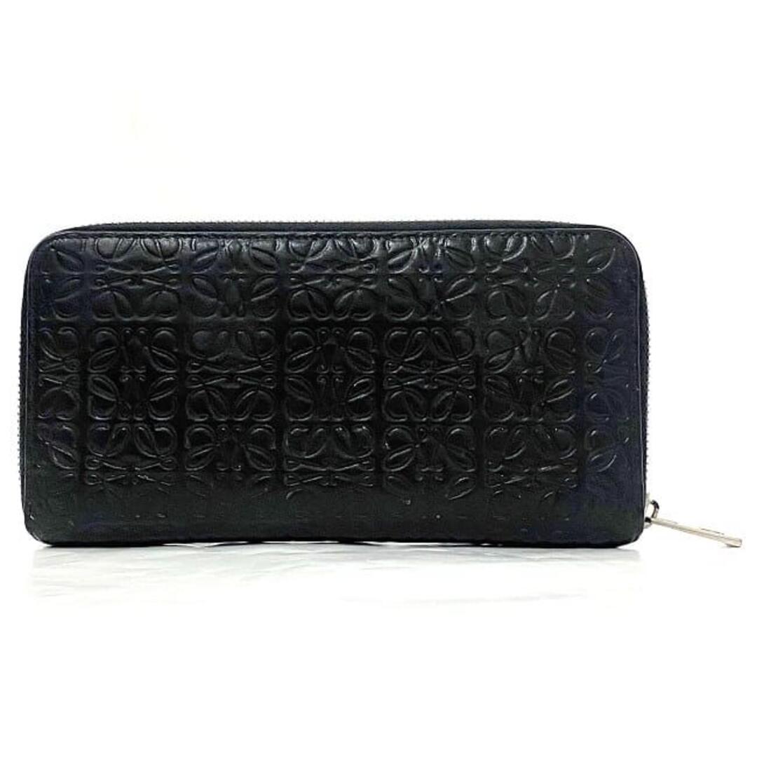 LOEWE - ロエベ ラウンドファスナー 長財布 ブラック レザーの通販 by