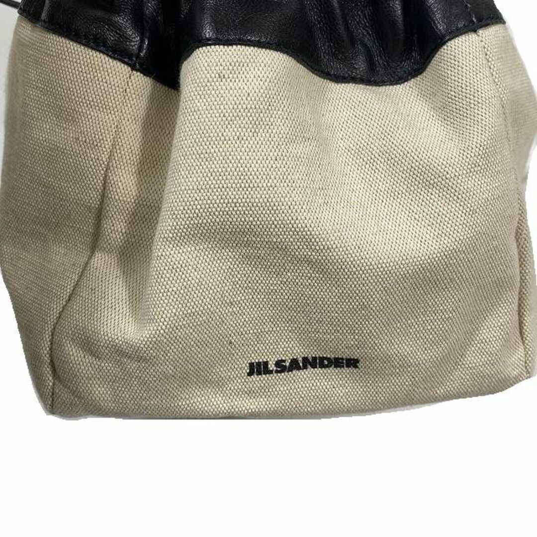 Jil Sander(ジルサンダー)の美品 ジルサンダー ドローストリング ショルダーバッグ スモール クロスボディ レディースのバッグ(ショルダーバッグ)の商品写真