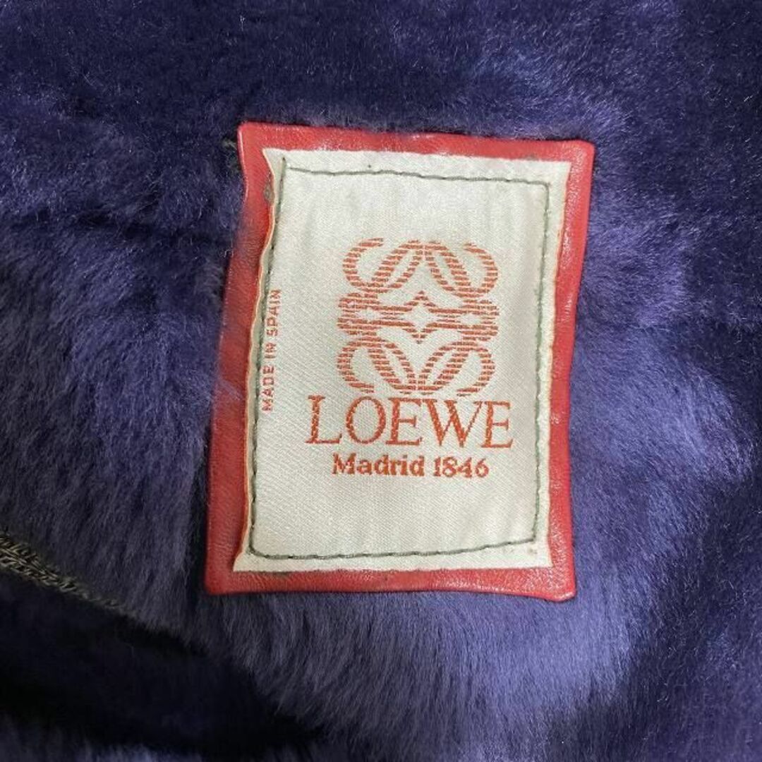 LOEWE(ロエベ)のロエベ LOEWE ヴィンテージ ムートン Pコート ダブルブレスト アウター レディースのジャケット/アウター(ムートンコート)の商品写真