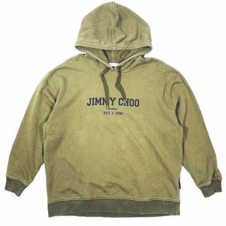 ジミーチュウ(JIMMY CHOO)のジミーチュウ JC カレッジフーディ コットン パーカー オーバーサイズ(パーカー)