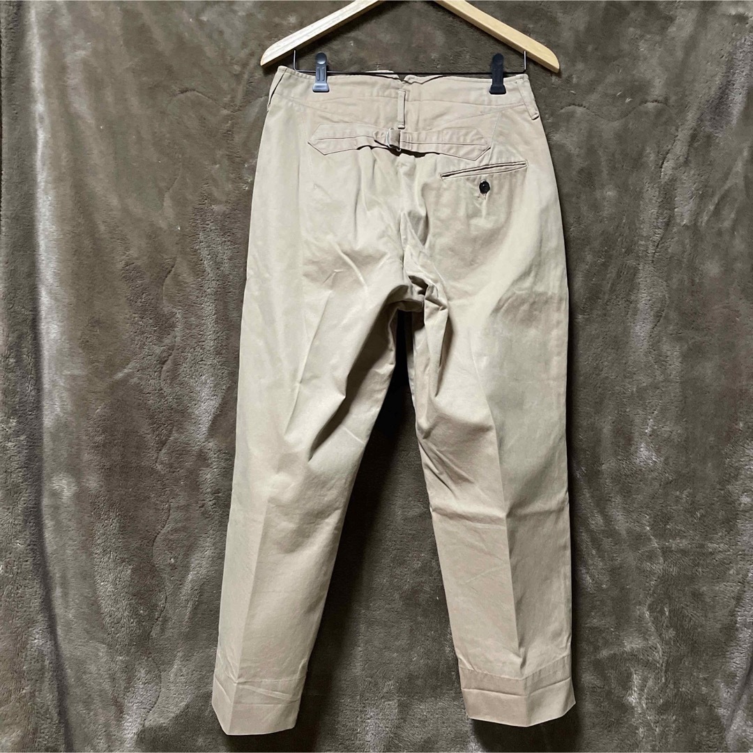 希少 日本製 h.s.equipment HAVERSACK ペグトップパンツ-