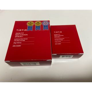 アモーレパシフィック(AMOREPACIFIC)のTIRTIR ティルティルクッションファンデ21N 通常サイズ＋ミニサイズ(ファンデーション)