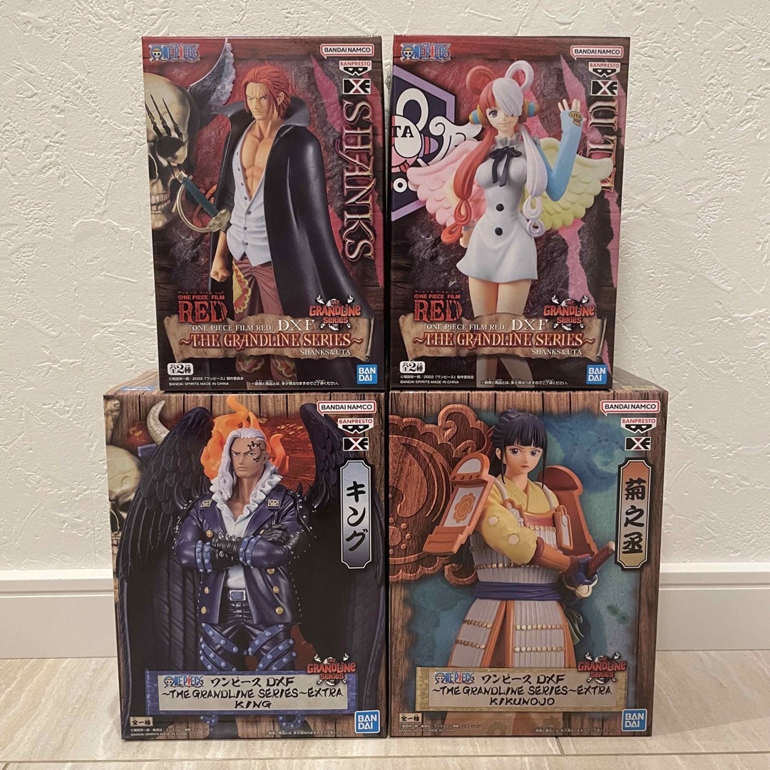 BANDAI - ONE PIECE FILM RED DXF 4体セットの通販 by ぽてちっぷ's ...