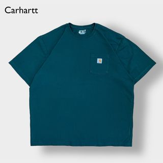 カーハート(carhartt)の【Carhartt】2XL ビッグシルエット ポケットTシャツ ルーズ US古着(Tシャツ/カットソー(半袖/袖なし))