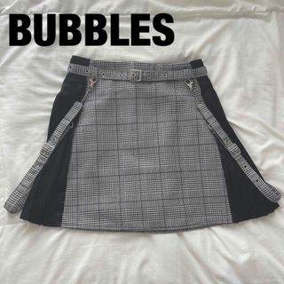 バブルス(Bubbles)のバブルス  サスペンダー付きサイドプリーツミニスカート(ミニスカート)