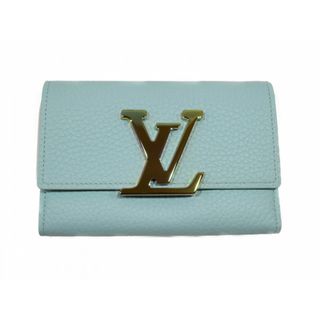 【人気★】 LOUIS VUITTON
ポルトフォイユ・カプシーヌXS M81203  ピンク系×黄緑系 レザー 財布　三つ折り財布　おしゃれ　人気　レザー　 松山久万ノ台店