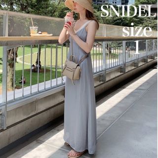 SNIDEL  スナイデル  サテンキャミワンピース