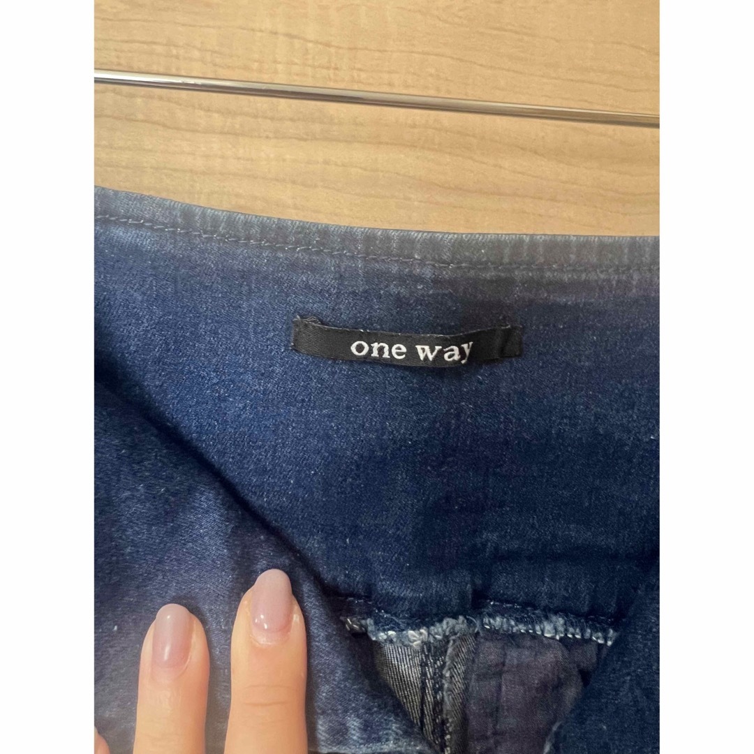 one*way(ワンウェイ)のone way ショートパンツ　短パン　ハイウエスト レディースのパンツ(ショートパンツ)の商品写真