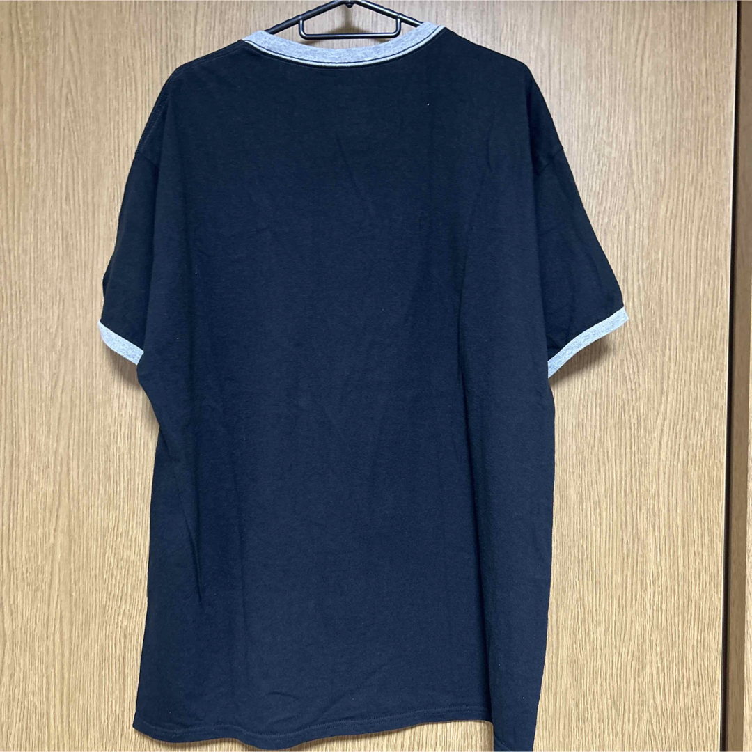 Champion(チャンピオン)のChampion リンガーT ブラック×グレー メンズのトップス(Tシャツ/カットソー(半袖/袖なし))の商品写真