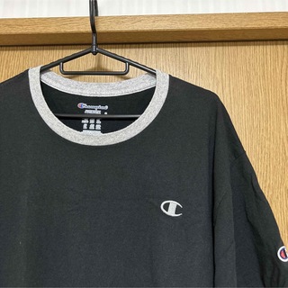 チャンピオン(Champion)のChampion リンガーT ブラック×グレー(Tシャツ/カットソー(半袖/袖なし))