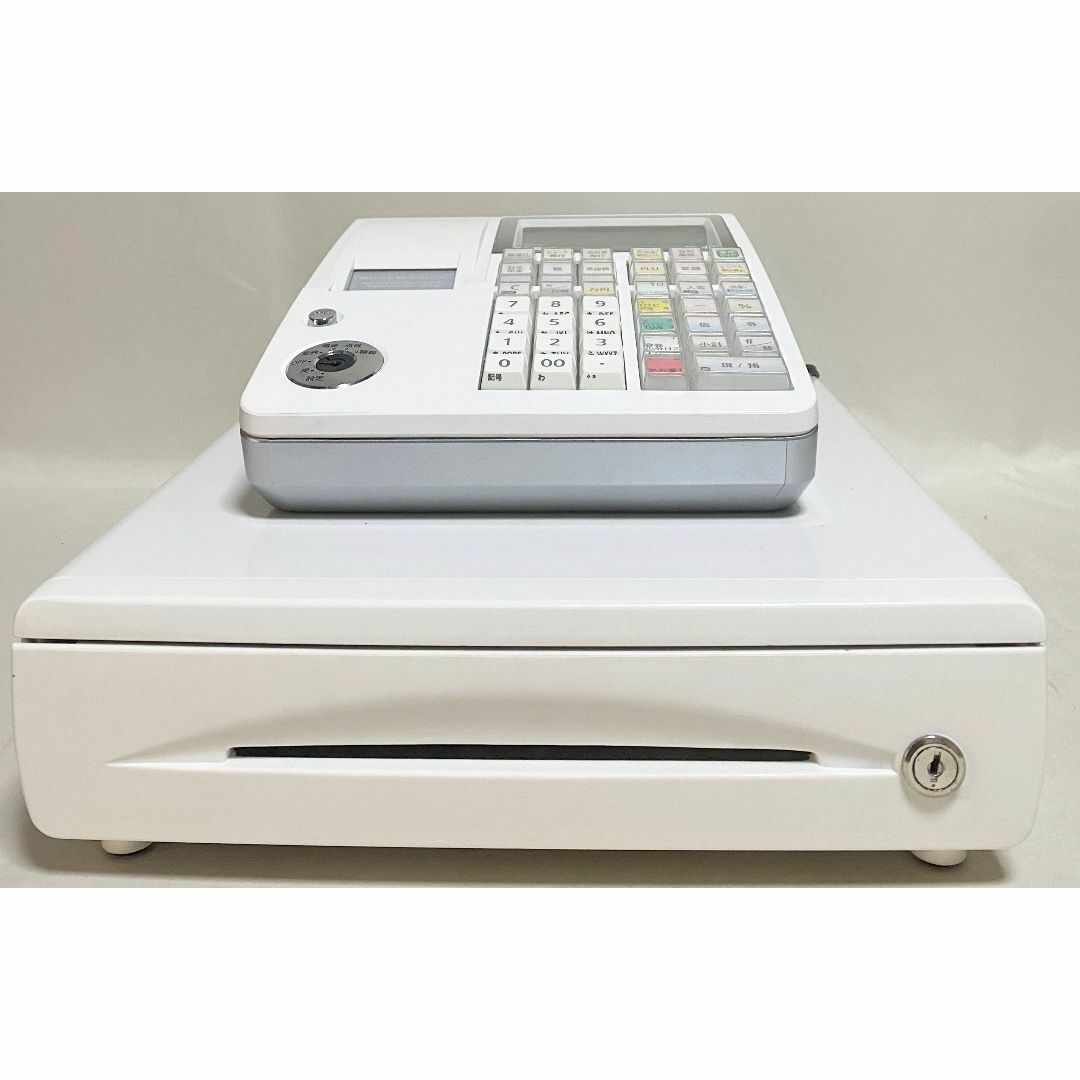 カシオ レジスター 10部門 ドロア分離型 TE-400-WE ホワイト