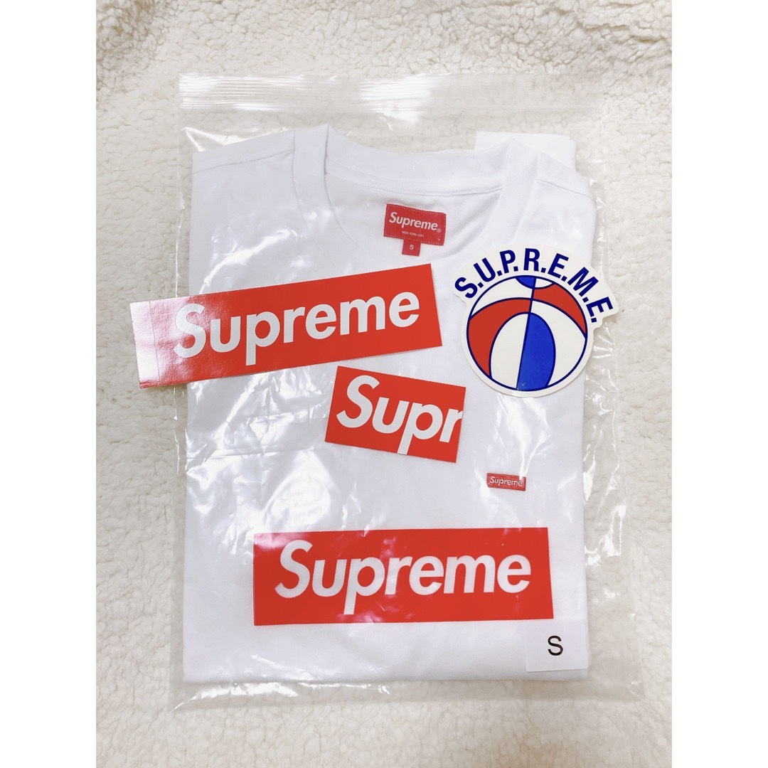 ボックスロゴSupreme23ss Small Box Tee限定ステッカー付新品袋付S