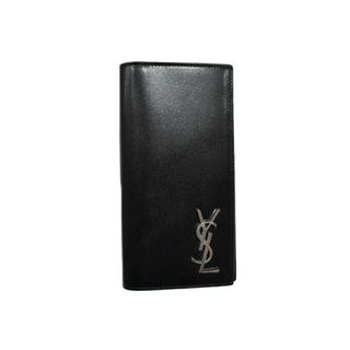 サンローラン(Saint Laurent)の【箱・布袋あり】SAINT LAURENT　サンローラン　長財布　二つ折り長財布　財布　529981　ブラック　メンズ　ギフト　プレゼント包装可　【中古】　松山久万ノ台店(折り財布)