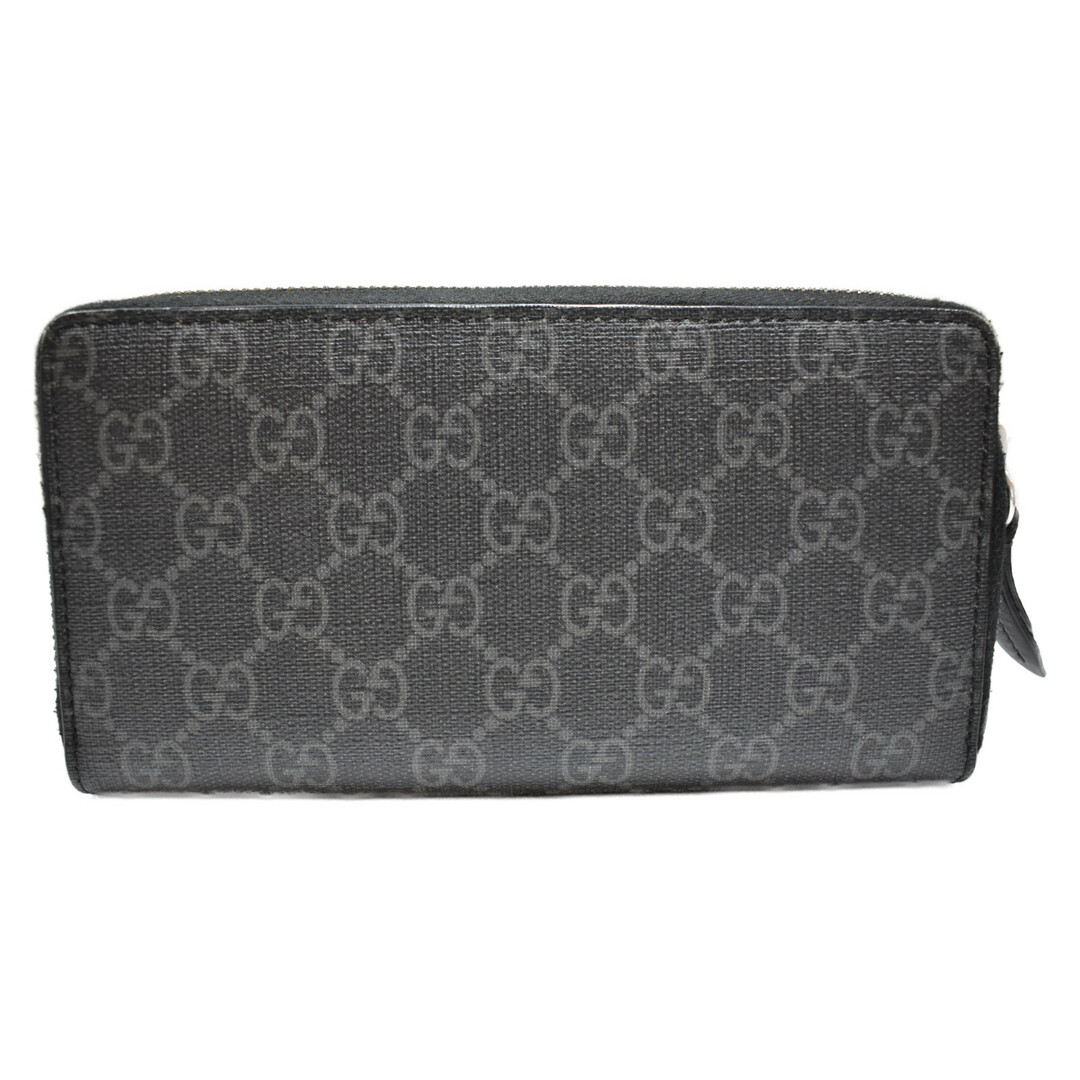 Gucci - 【中古品I】GUCCI ラウンドジップウォレット 451278 グレー系