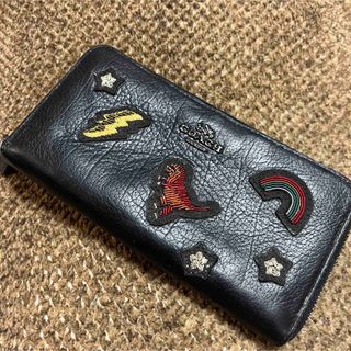 コーチ(COACH)のcoach パッチワーク　長財布　レザー(財布)