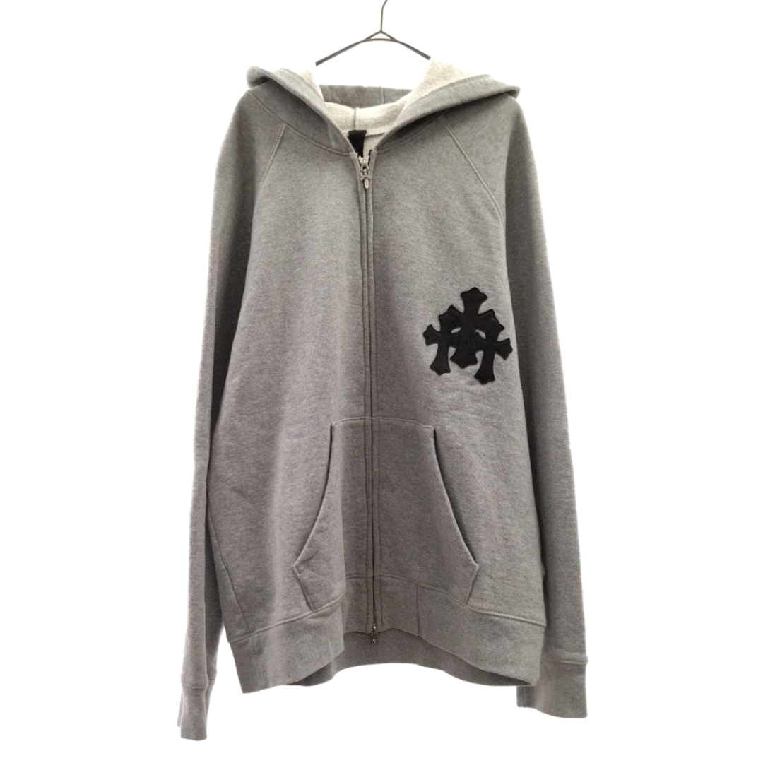 低反発 腰用 クロムハーツ ynot パーカー Chrome hearts グレー L