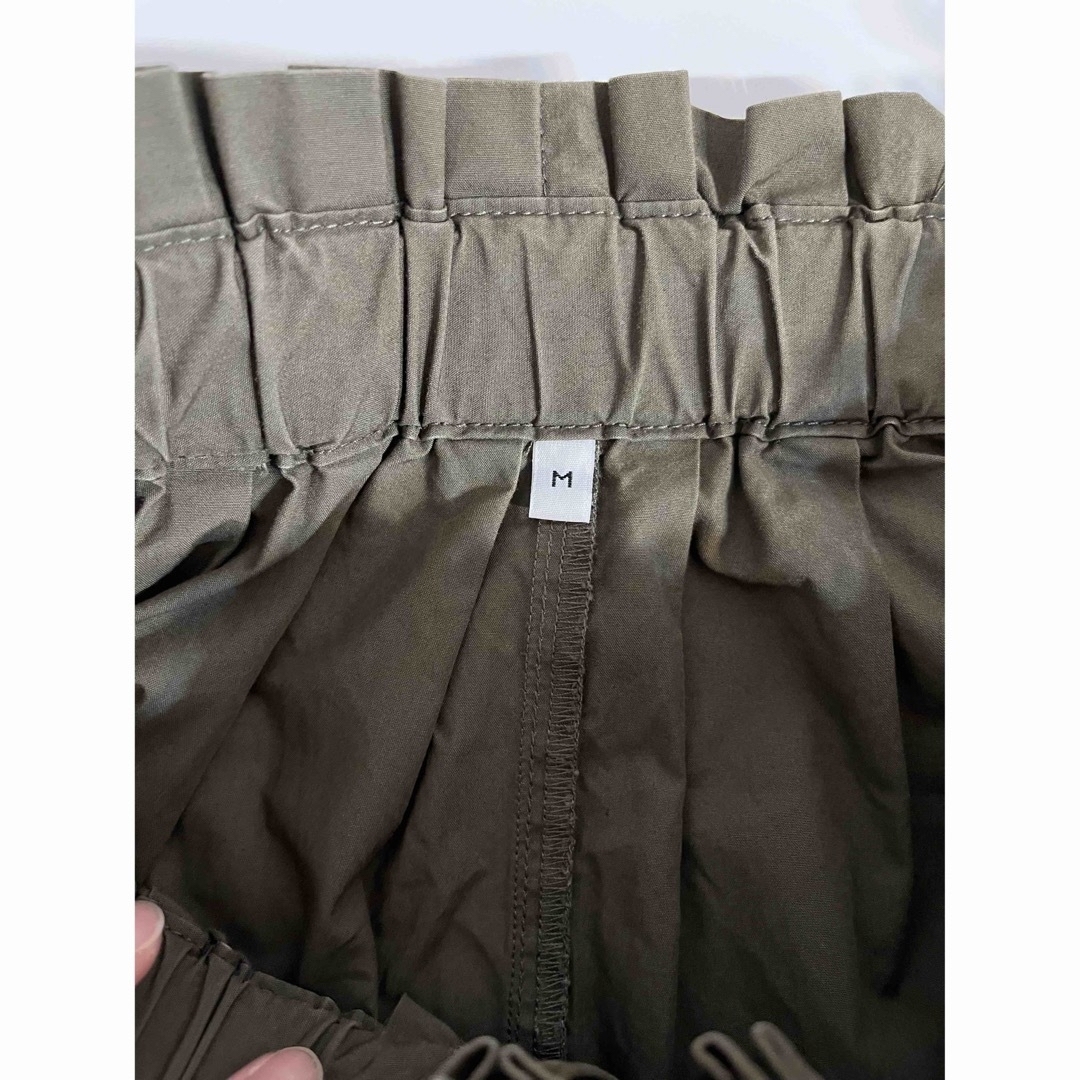 MUJI (無印良品)(ムジルシリョウヒン)のオーガニックコットンダンプイージータックギャザースカート レディースのスカート(ひざ丈スカート)の商品写真