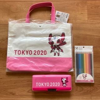 サンスターブング(Sunstar Stationery)のTokyo2020 パラリンピック　ソメイティ　色鉛筆　レッスンバッグ　筆箱(キャラクターグッズ)