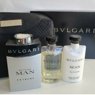 ブルガリ(BVLGARI)の新品未使用BVLGARI　ブルガリマンエクストレーム　ポーチキット(香水(男性用))