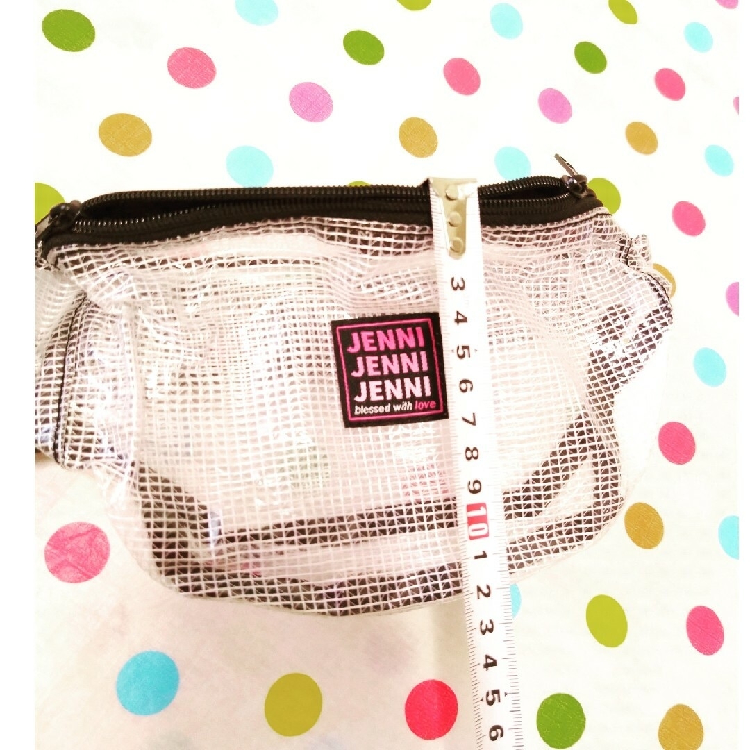 JENNI love(ジェニィラブ)の専用☆JENNILOVE💕クリアロゴテープボディバッグ&新品クリアベルト キッズ/ベビー/マタニティのこども用バッグ(その他)の商品写真