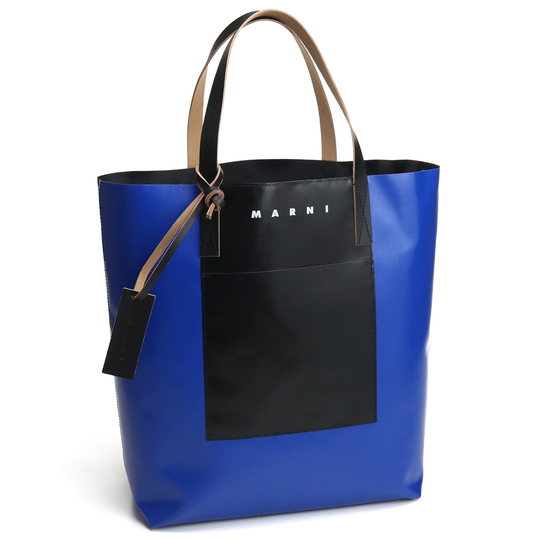 MARNI マルニ SHMQ0044A0 トートバッグ ブルー系 ブラック メンズ