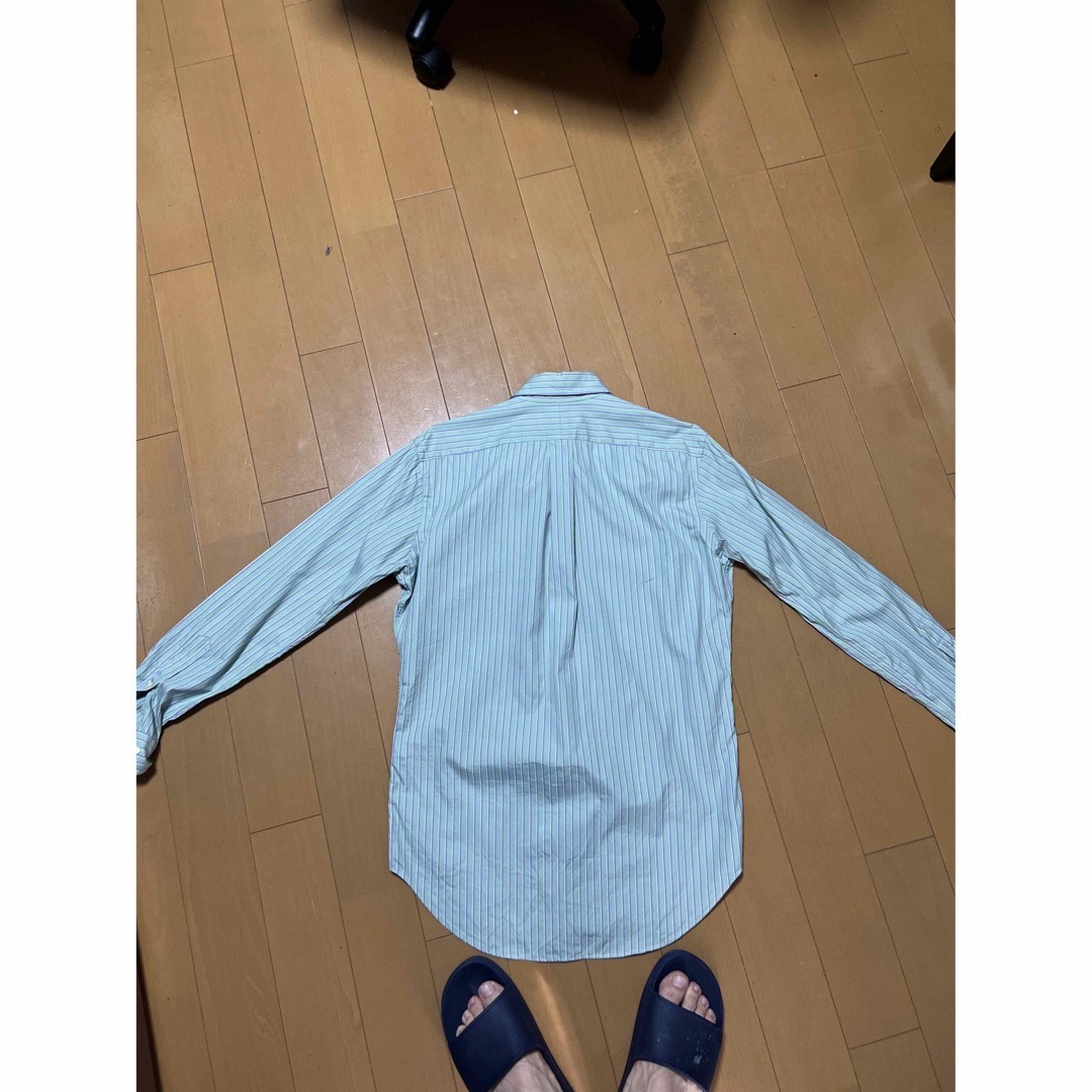 POLO RALPH LAUREN(ポロラルフローレン)のRalph Laurenグリーン、パープルストライプシャツ メンズのトップス(シャツ)の商品写真