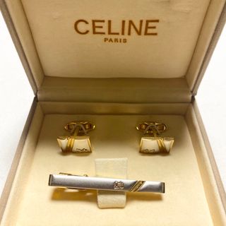 セリーヌ(celine)のセリーヌ　vintage ネクタイピン&カフスセット　スーツ　ビジネス(ネクタイピン)