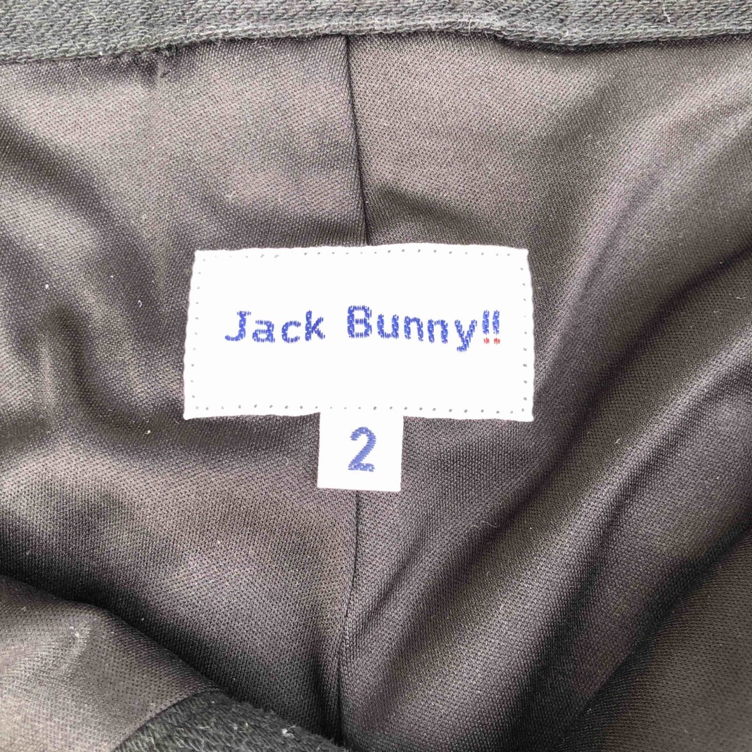JACK BUNNY!!(ジャックバニー)の値下げ⭐️ジャックバニー　スカート　ブラック　サイズ2 スポーツ/アウトドアのゴルフ(ウエア)の商品写真