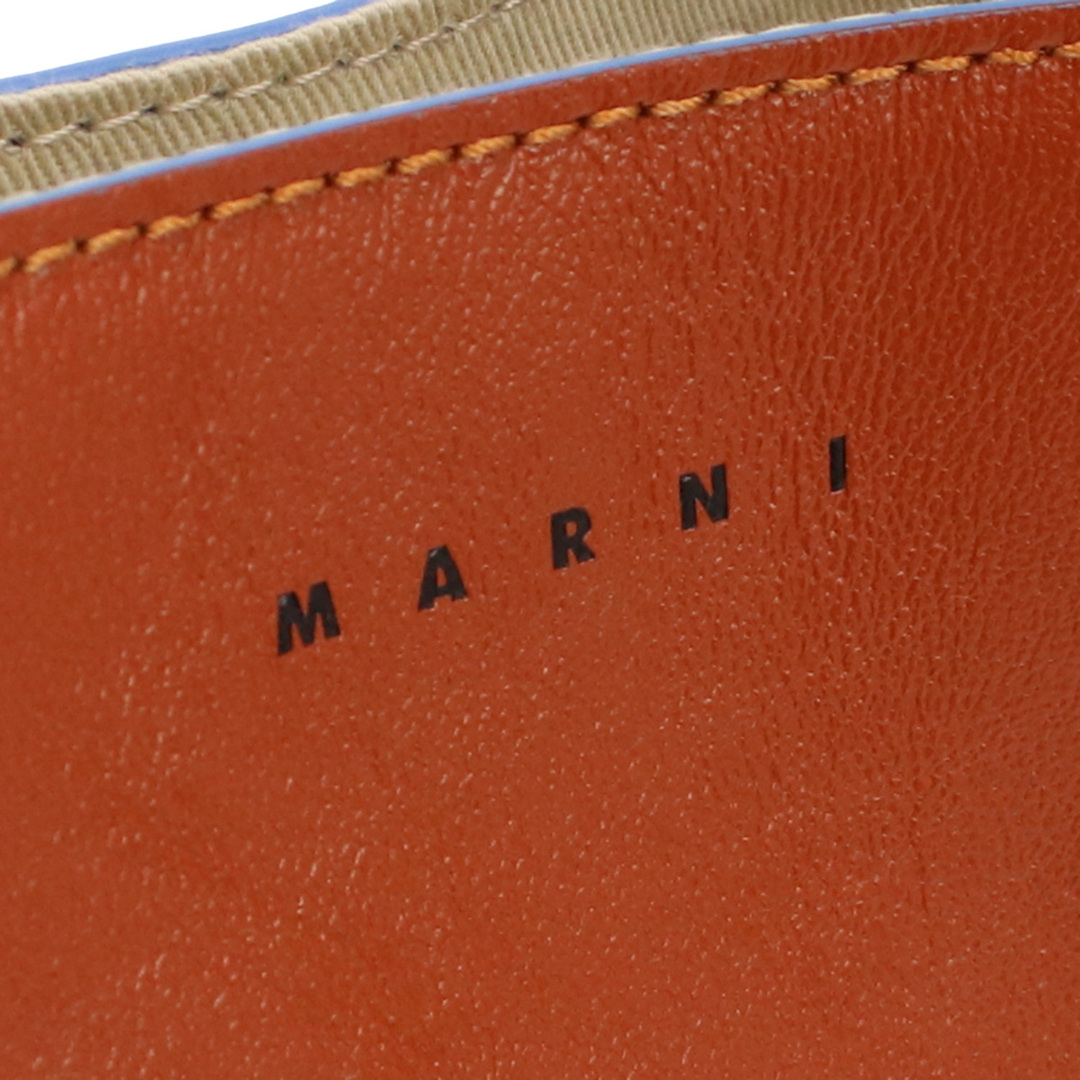MARNI マルニ SBMQ0040Q0 斜め掛け ショルダーバッグ ブラウン系 ブルー系 メンズ