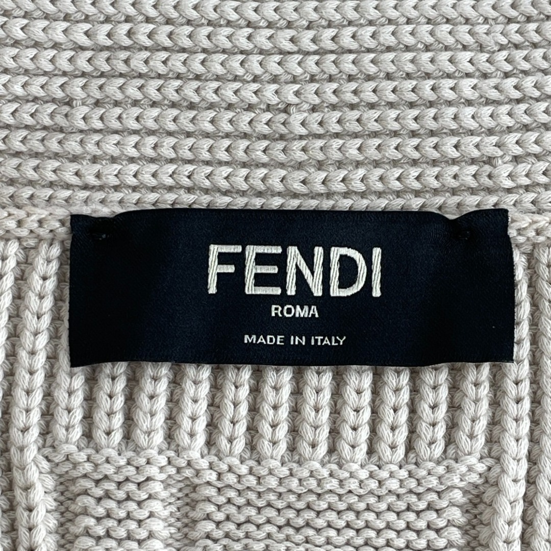 FENDI(フェンディ)のフェンディ 【美品/国内正規】FZC498 コットン/ナイロン ニット 54 メンズのトップス(カーディガン)の商品写真