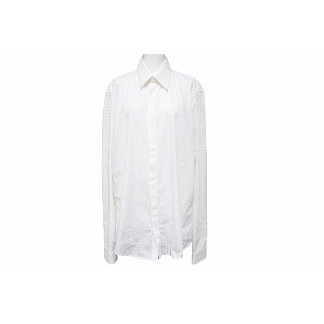 Balenciaga - BALENCIAGA バレンシアガ カッティング 長袖シャツ