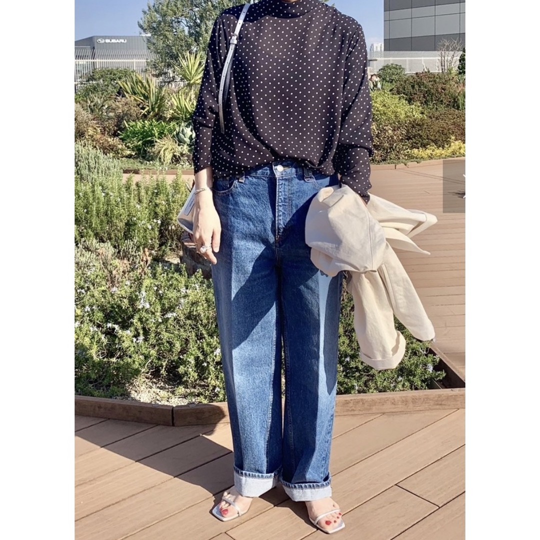 今期新品✴︎BEARDSLEY✴︎ストレートセンタープレスデニムパンツ✴︎L