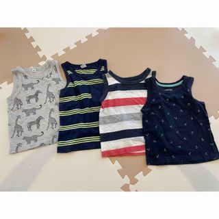 ギャップキッズ(GAP Kids)のタンクトップ　90｜4枚セット｜GAP男の子(Tシャツ/カットソー)