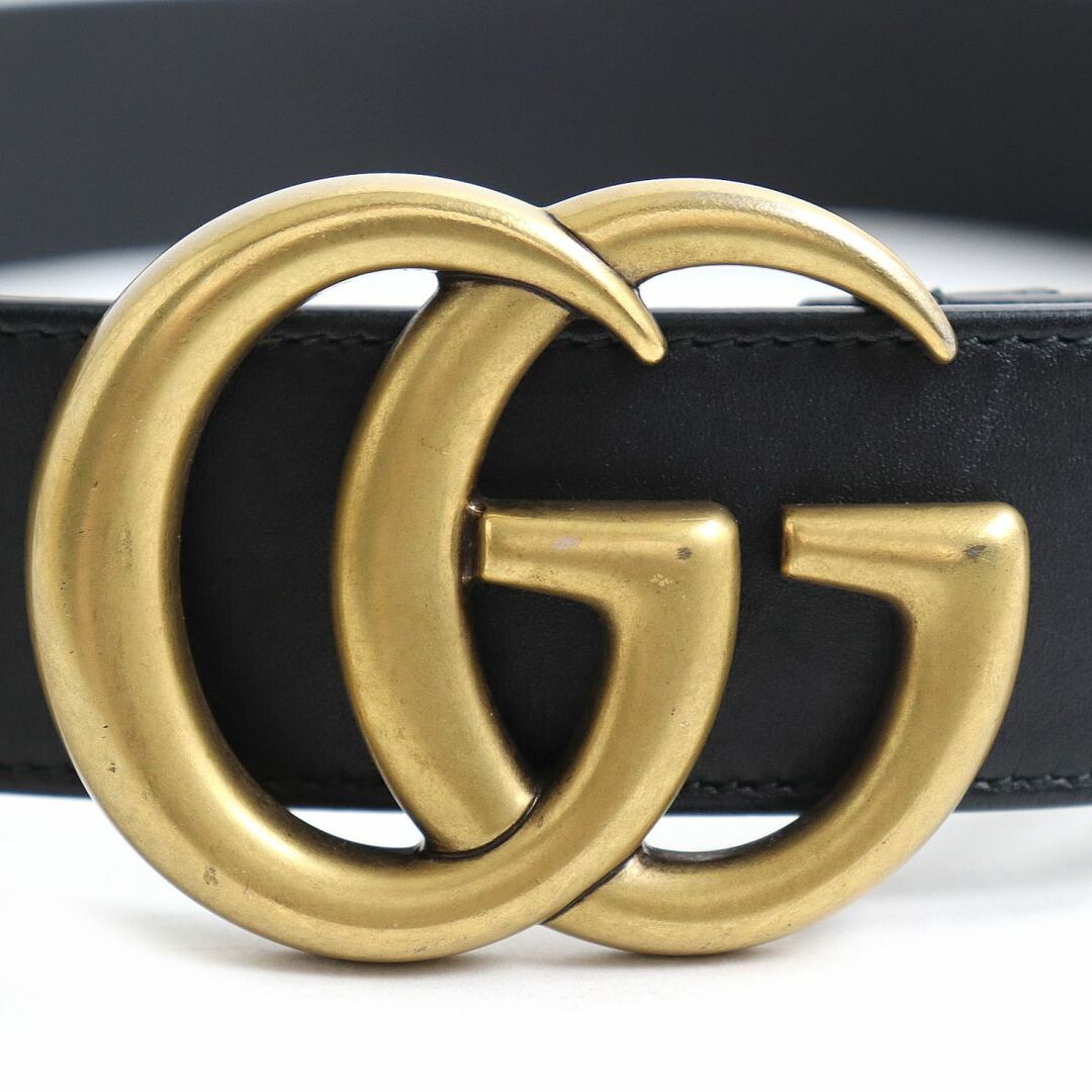 Gucci - 美品◇GUCCI グッチ 400593 ゴールドバックル GGマーモント