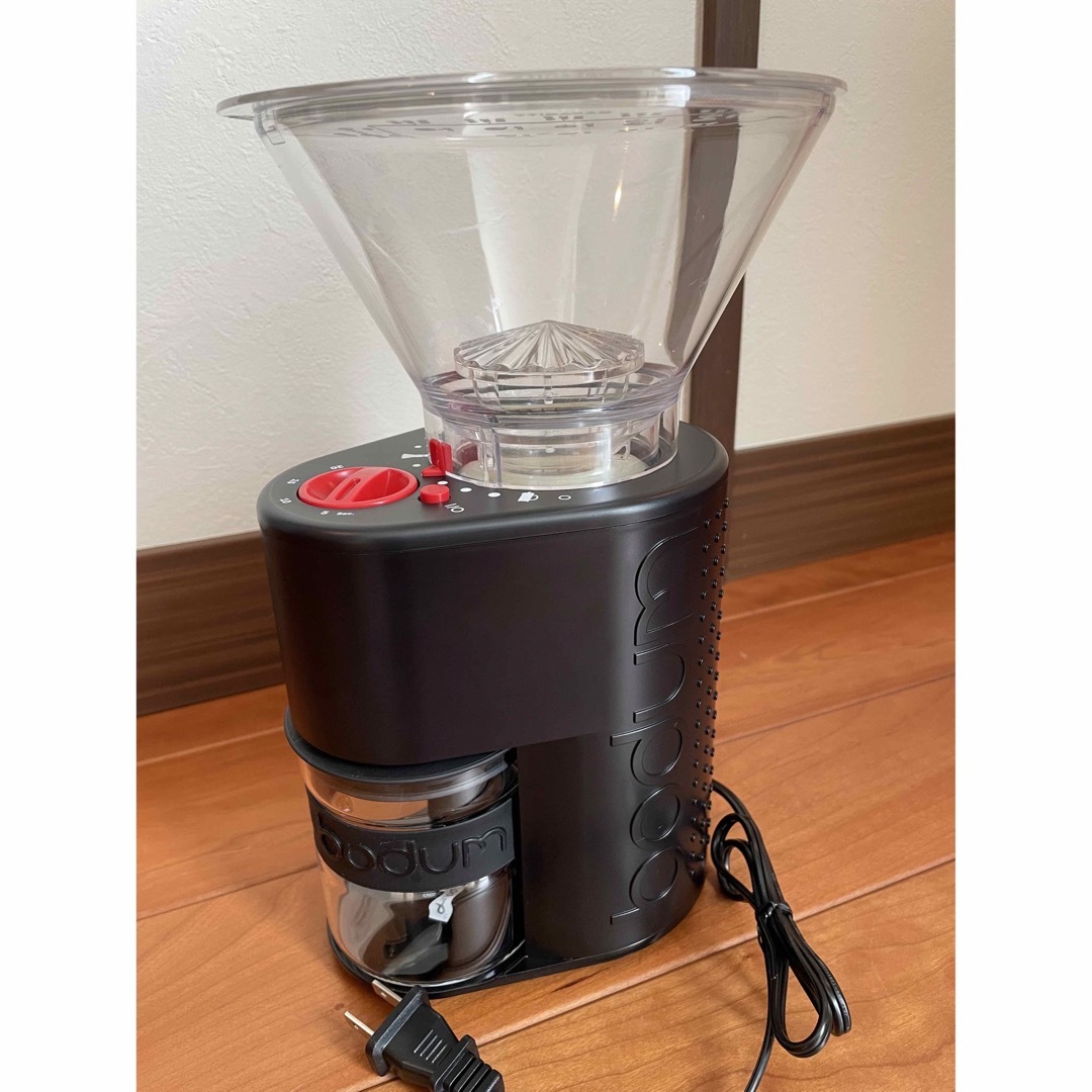 ボダム コーヒーグラインダー(コーヒーひき機) 美品 - 電動式コーヒーミル