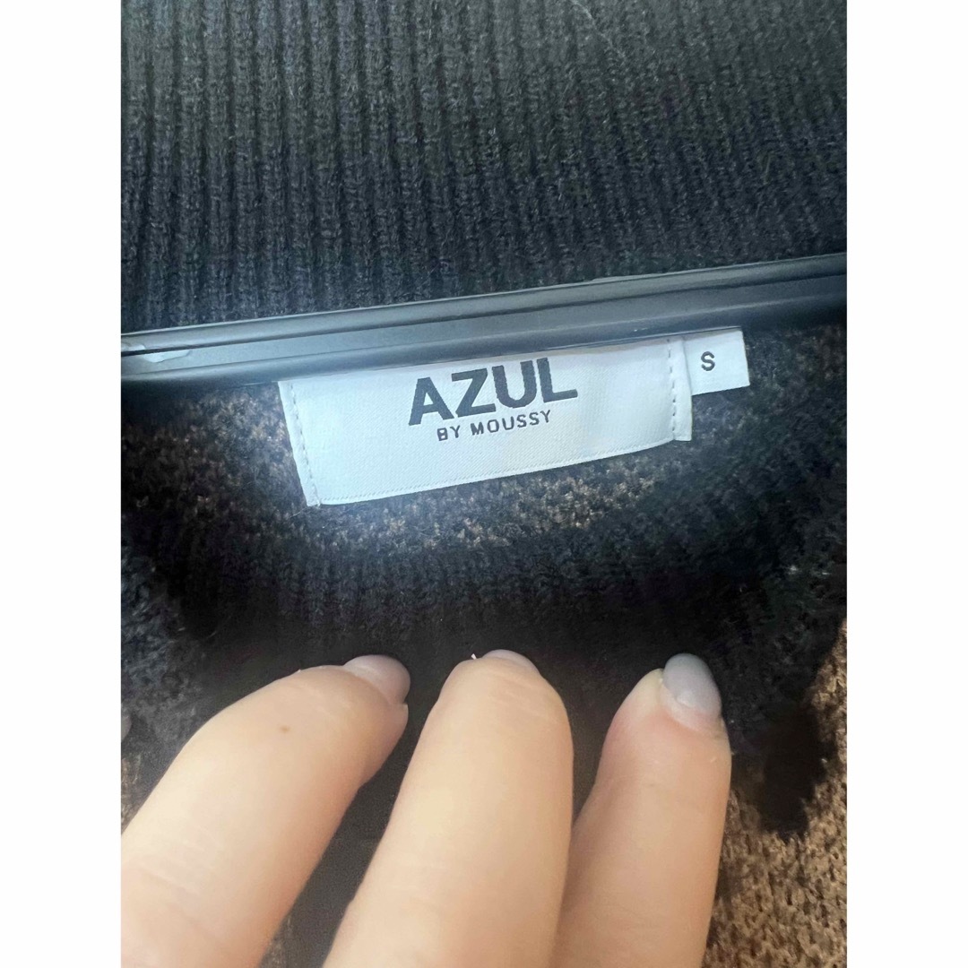 AZUL by moussy(アズールバイマウジー)のAZUL BY MOUSSY トップス　セーター　長袖　豹柄 レディースのトップス(ニット/セーター)の商品写真