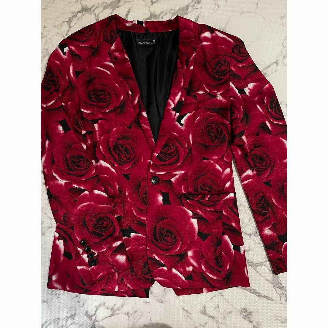 BLACK VARIA 薔薇スーツ2着セット‼︎L メンズのジャケット/アウター(その他)の商品写真