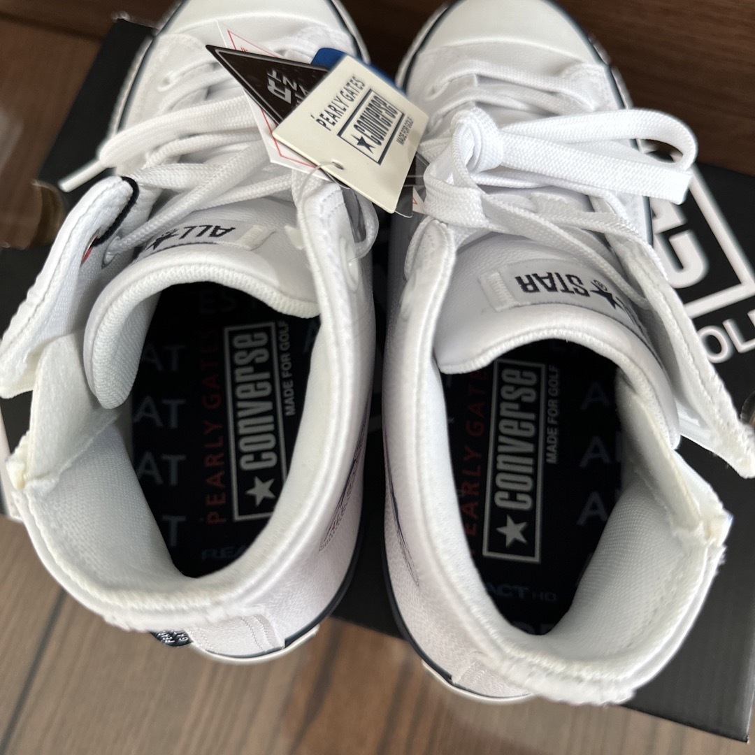 新品未使用 パーリーゲイツ CONVERSE スパイクレスシューズ 25.5cm