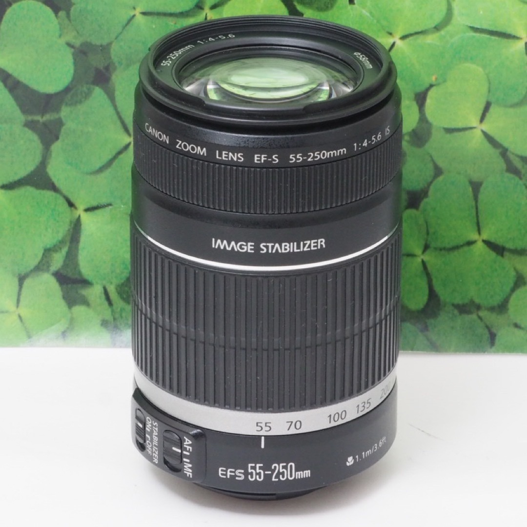 Canon - 【美品】キャノン EF-S55-250mm 手ブレ補正付き⭐️イベントで ...