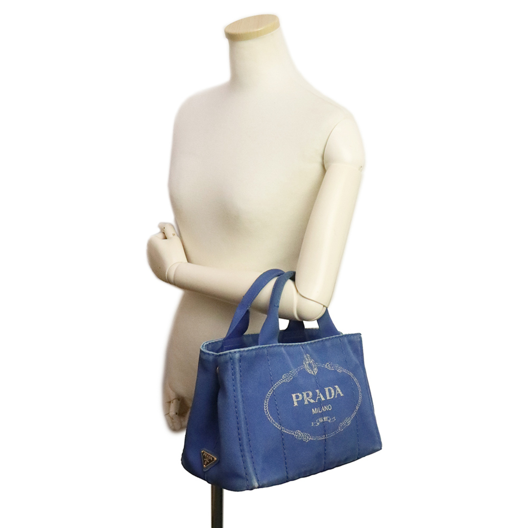 PRADA - プラダ カナパ ミニ ハンドバッグ トライアングル 三角ロゴ